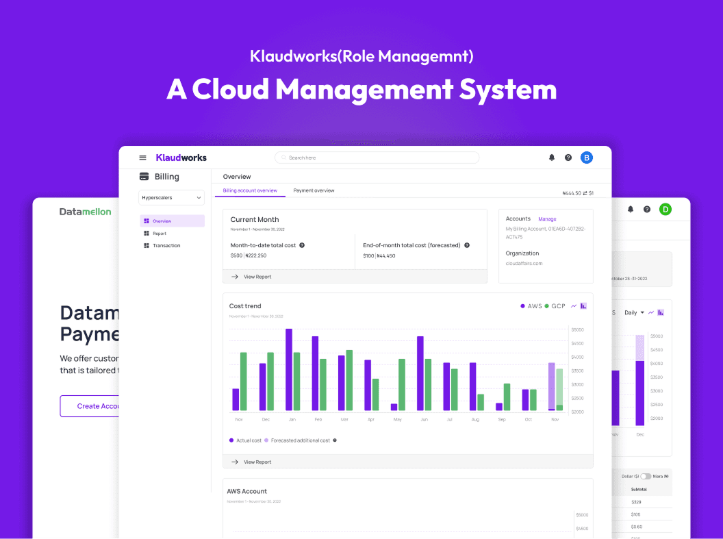 KlaudWorks — AI-Powered FinOps SaaS Tool screenshot 1