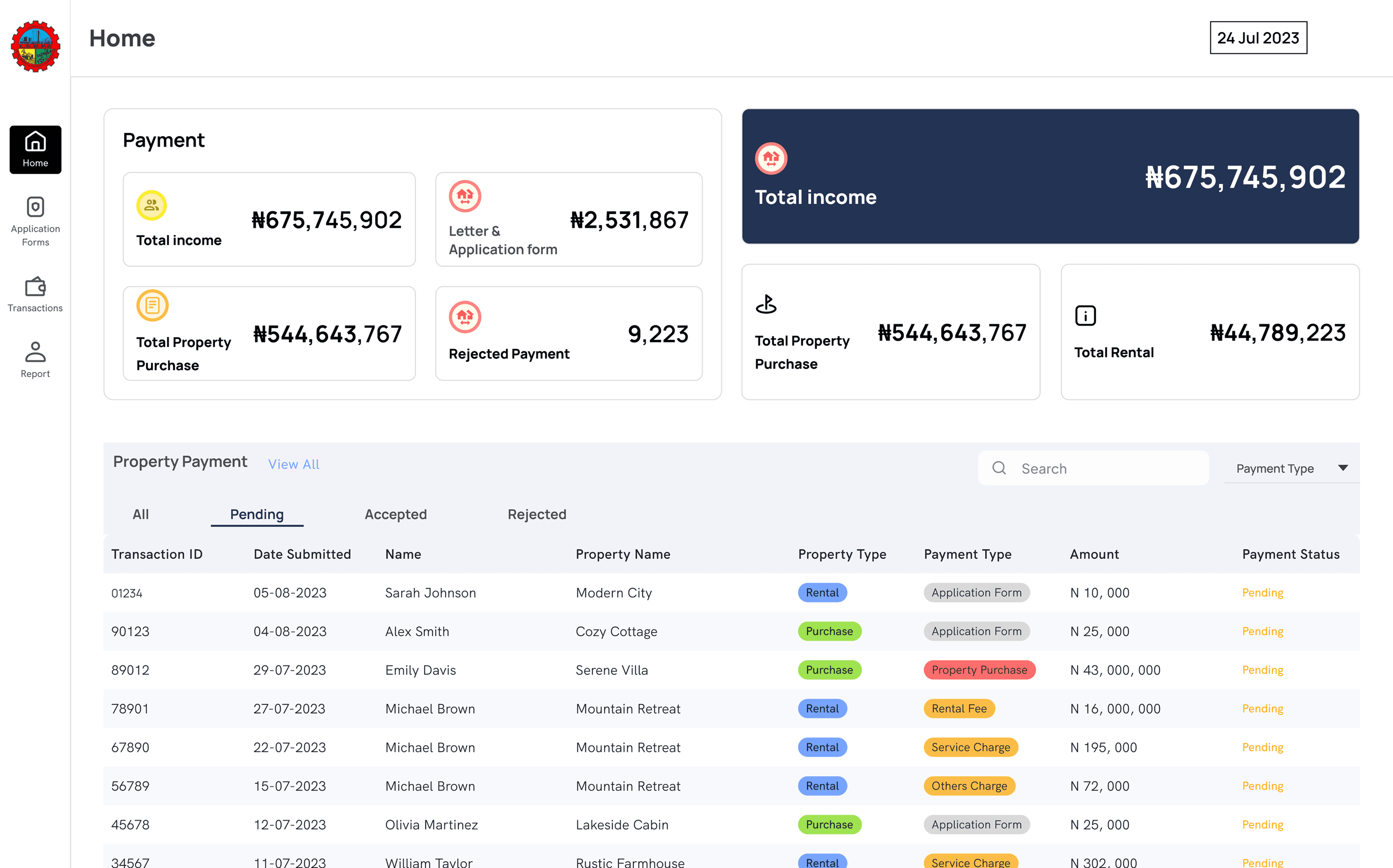 LSDPC Payment Portal — Government Property Transactions Platform screenshot 1