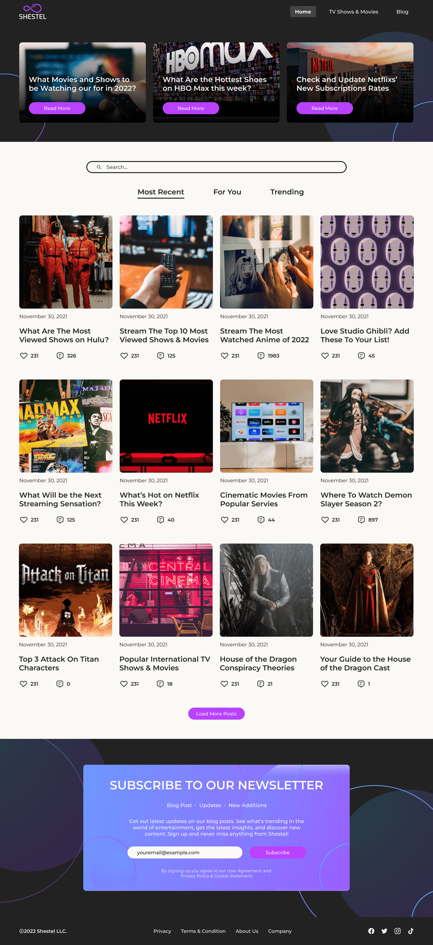 Shestel — Global Digital Content Platform screenshot 2