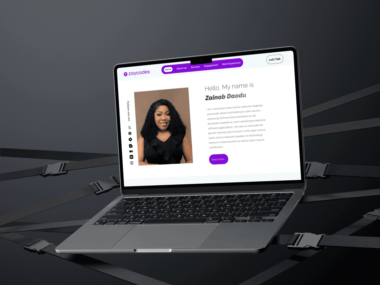 Zaycodes Personal Brand Website